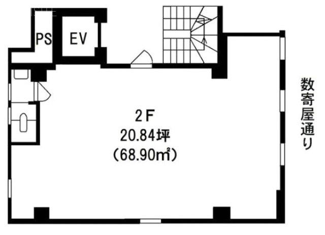 ぜん屋ビル2F 間取り図
