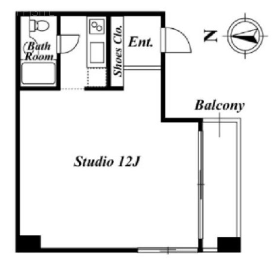 パレスサイドステージホームズ麹町001 間取り図