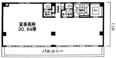 第1テイケイビル4F 間取り図