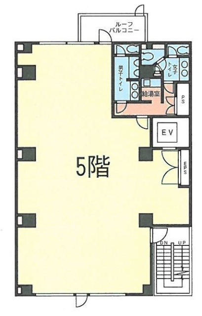 BOXRAKIBA(ボクサールアキバ)5F 間取り図