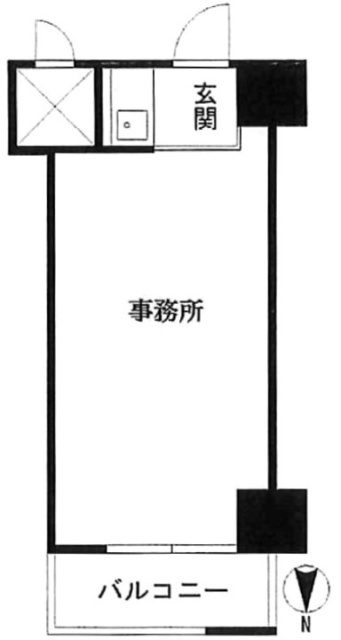 DIKマンション新橋410 間取り図