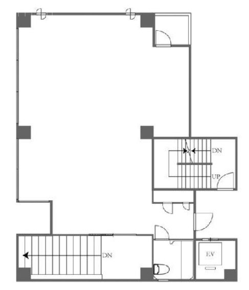 神宮外苑ビル2号館2F 間取り図