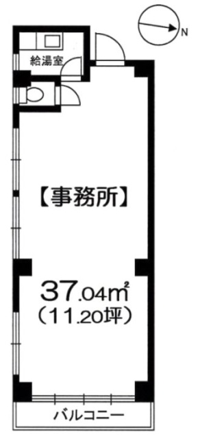 近藤ビル201 間取り図