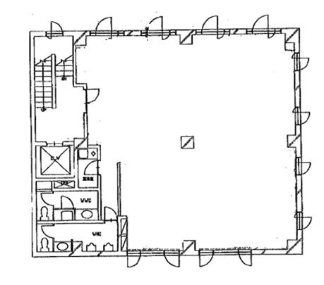 赤坂中西ビル別館3F 間取り図