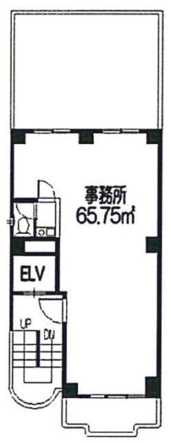 リバーサイド国府台ビル2F 間取り図