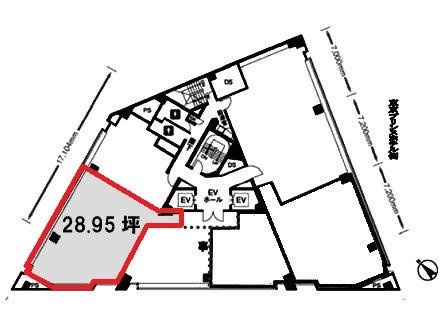 32芝公園ビル405A 間取り図