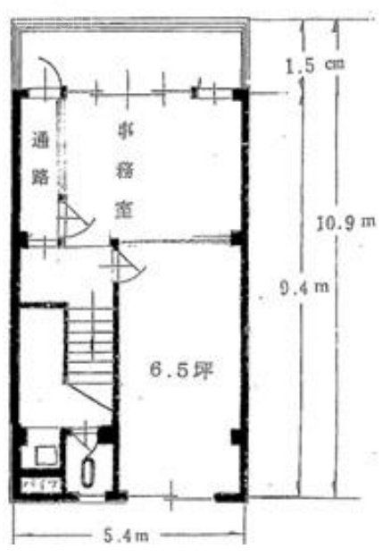 第二東成ビルB 間取り図