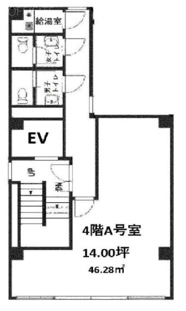 オザワビルA 間取り図