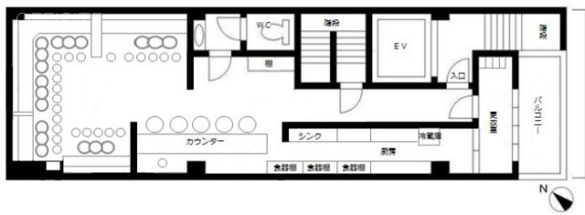 FORGED GINZA5F 間取り図