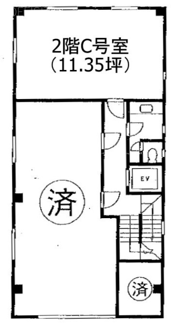 エスケービルC 間取り図