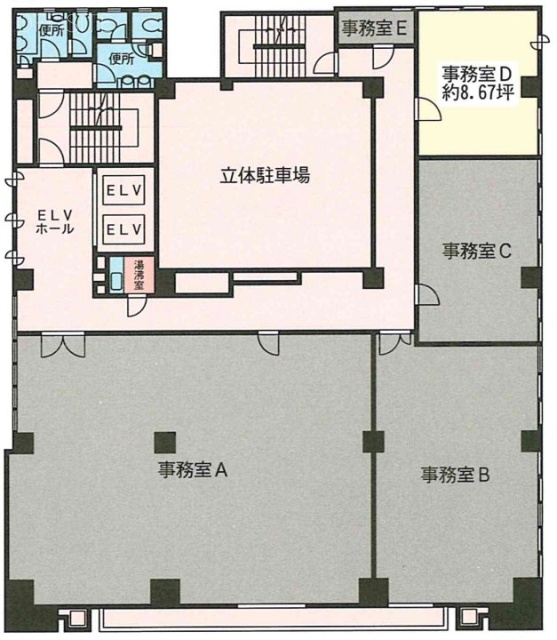 社会保険労務士会館D 間取り図