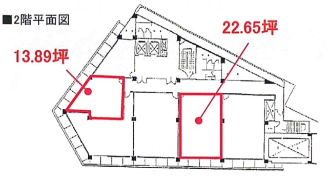 合人社東京永田町ビル2F 間取り図