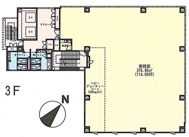 RASA日本橋ビル3F 間取り図