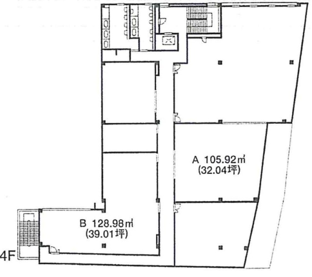 島田屋・本田屋ビルA 間取り図