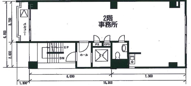 小安ビル2F 間取り図