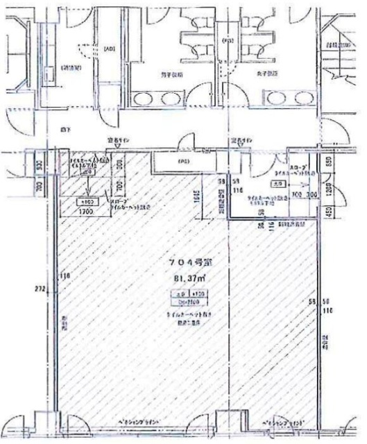 馬事畜産会館704 間取り図