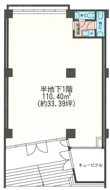 南青山NKビルMB1F 間取り図