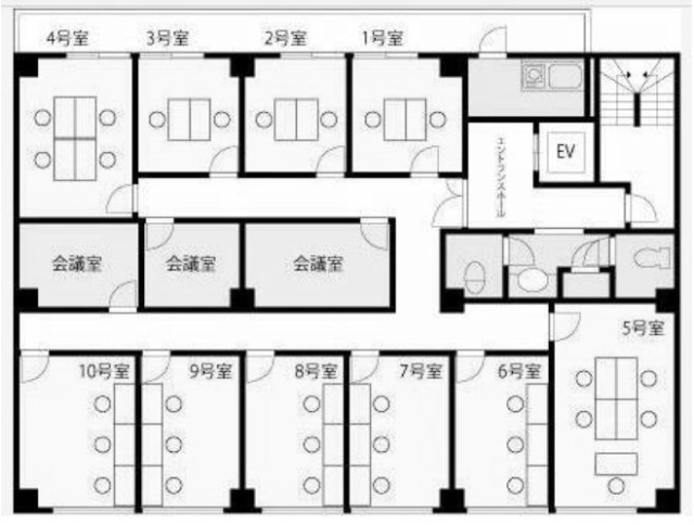 CHIBAビル502 間取り図