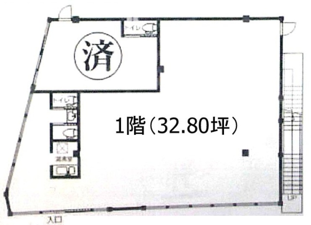 東町5丁目店舗1F 間取り図