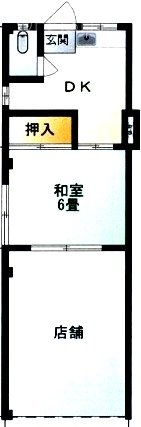 クレインⅠ1F 間取り図