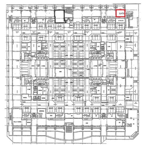 東京ファッションタウン(TFTビル東館)1F 間取り図