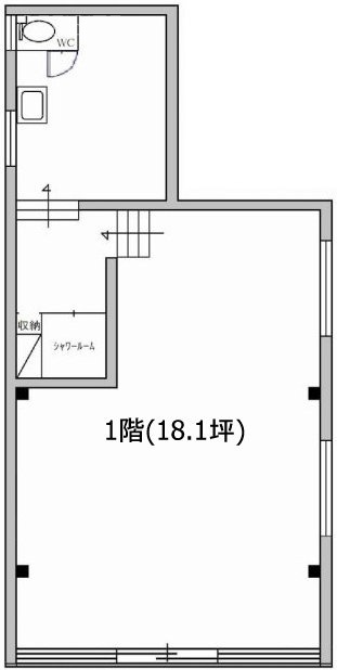 小林ビル1F 間取り図