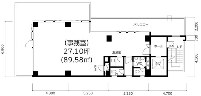 KYTビル6F 間取り図