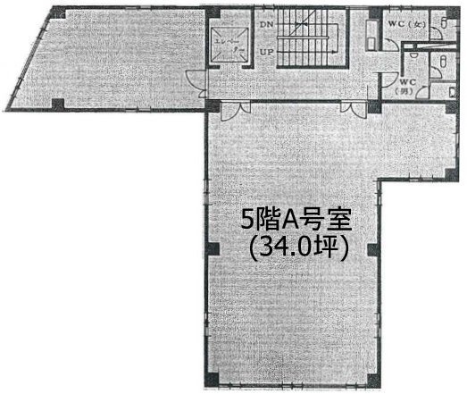 玉川ビルA 間取り図