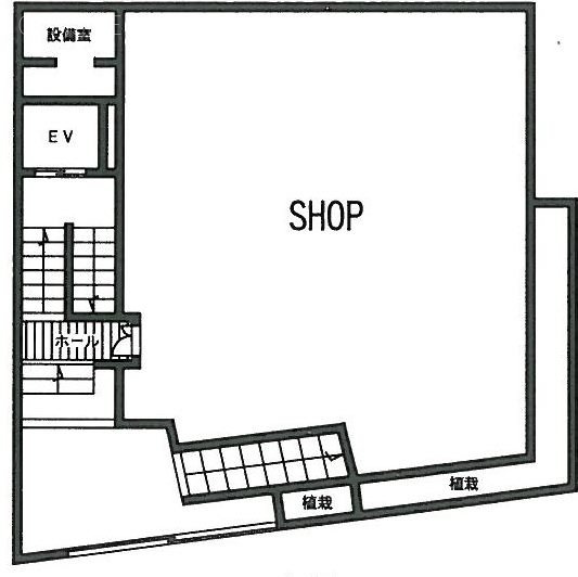 リズム表参道ビル1F 間取り図