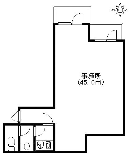 佐藤フラッツB004 間取り図