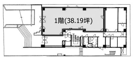 新宿JECビル1F 間取り図