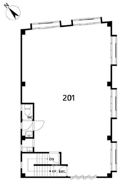 村上ビル201 間取り図