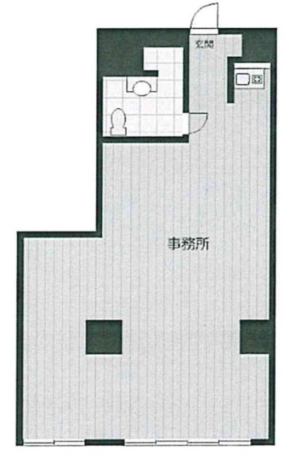 セブンスターマンション門前仲町206 間取り図