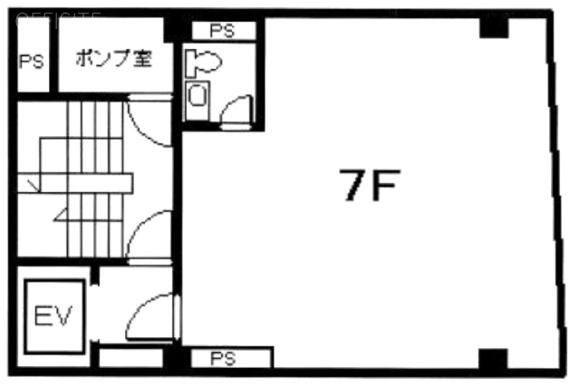 中野南口駅前ビル7F 間取り図