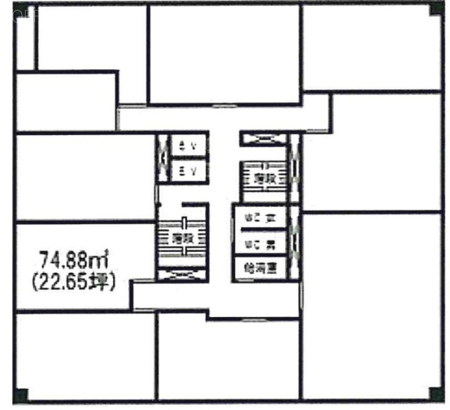 横浜西口加藤ビル4F-6 間取り図