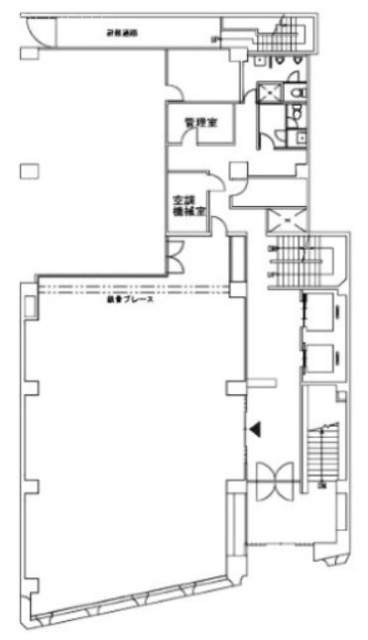 四谷THビル1F 間取り図