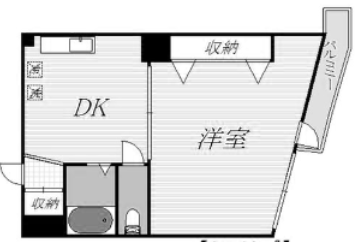 ハイツ笹塚1107 間取り図