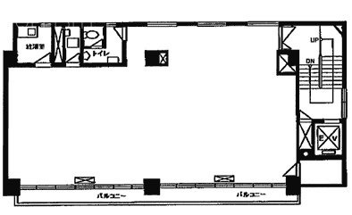 ハイツニュー平河5F 間取り図