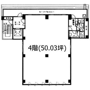 京成日本橋富沢町ビル4F 間取り図