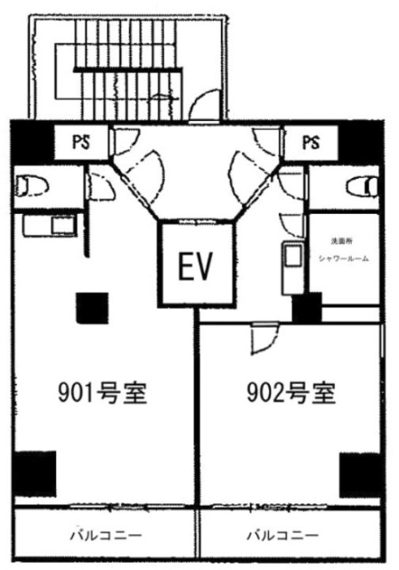 アルタ平河町ビル902 間取り図