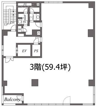 新横浜千歳観光第2ビル3F 間取り図