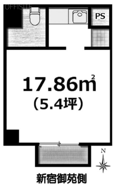 YKB御苑102 間取り図