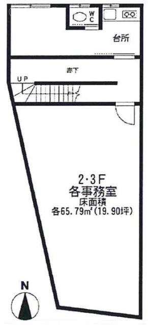 アルスビル3F 間取り図