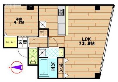 佐野ビル301 間取り図