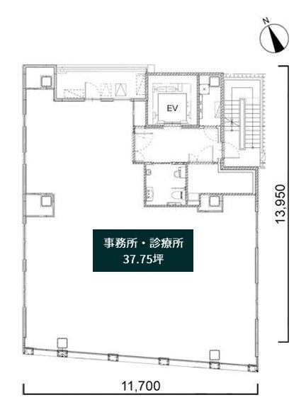 (仮)四谷2丁目PJ4F 間取り図