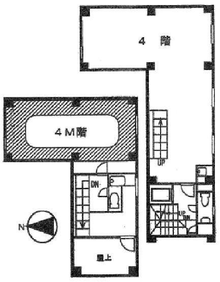 ソカロアキバビル4F 間取り図