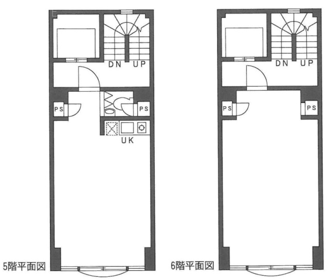 汐留英テラス5F~6F 間取り図
