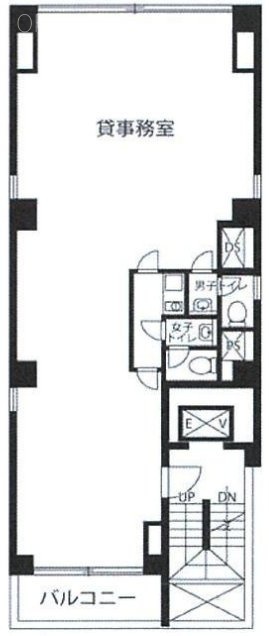 HARUビル5F 間取り図