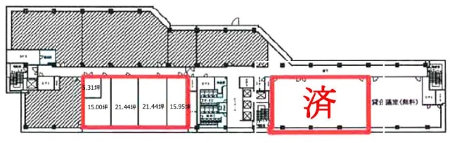 多摩センタートーセイビル5F 間取り図