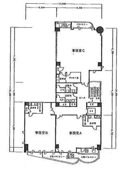 第一東商ビルA 間取り図